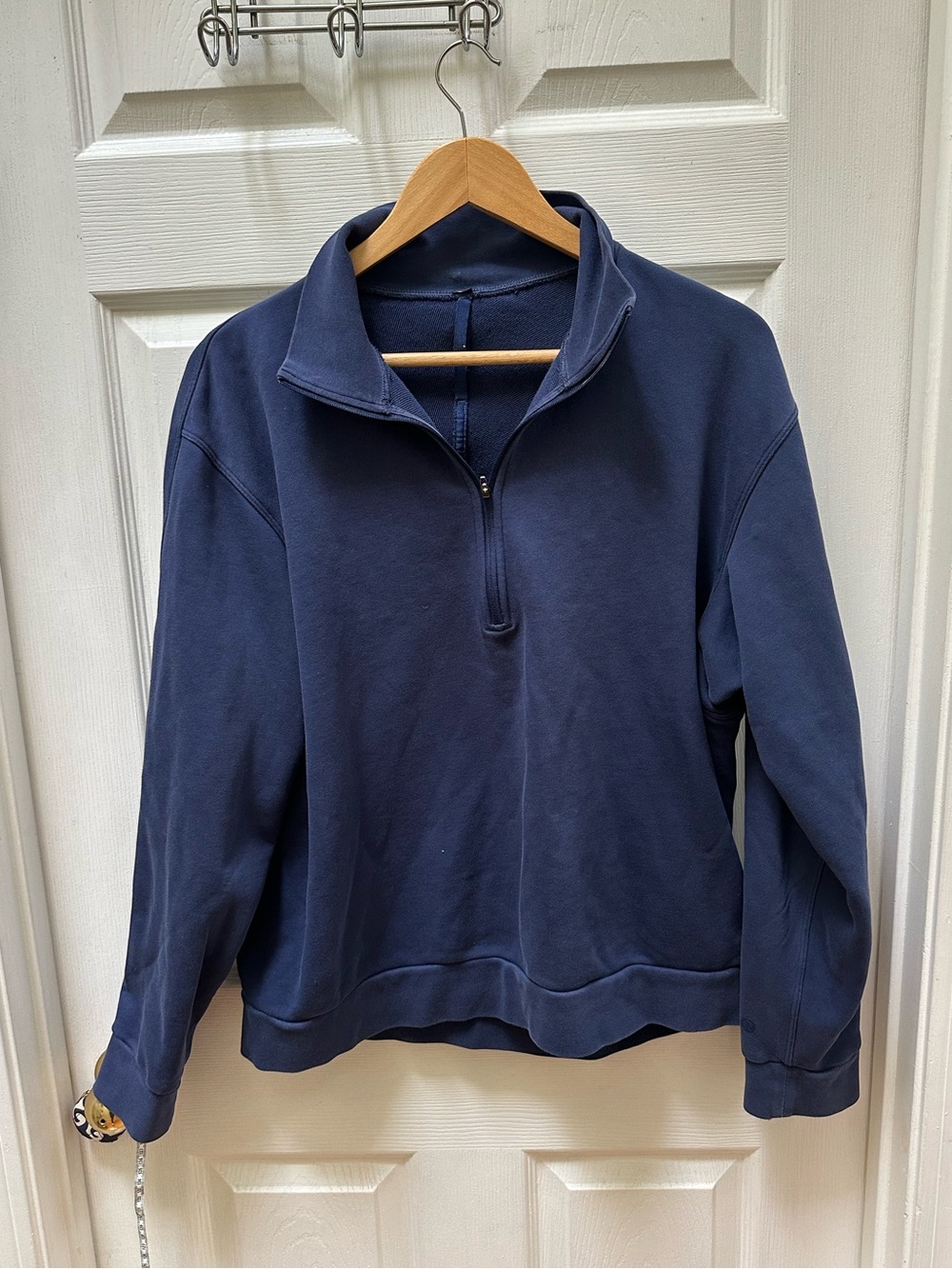 Lululemon Steady State Half Zip Men's Pullover sweatshirt navy blue M